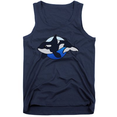 Cute Cartoon Killer Whale For Animal Lovers And Enthusiasts Tank Top