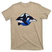 Cute Cartoon Killer Whale For Animal Lovers And Enthusiasts T-Shirt