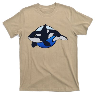 Cute Cartoon Killer Whale For Animal Lovers And Enthusiasts T-Shirt