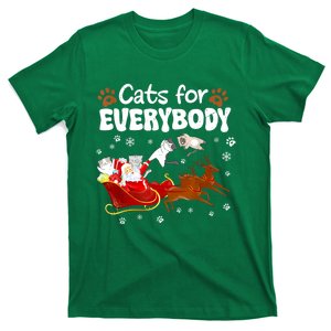 Christmas Cat Kitty Kitten Meow Xmas Gift T-Shirt