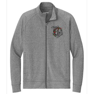 Christmas Cat Kitty Meowy Cute Gift Stretch Full-Zip Cadet Jacket