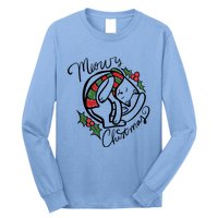 Christmas Cat Kitty Meowy Cute Gift Long Sleeve Shirt