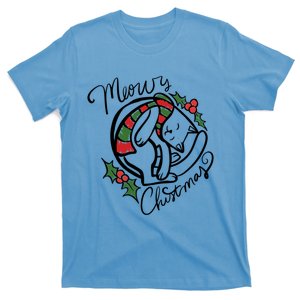 Christmas Cat Kitty Meowy Cute Gift T-Shirt