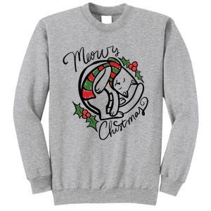 Christmas Cat Kitty Meowy Cute Gift Sweatshirt