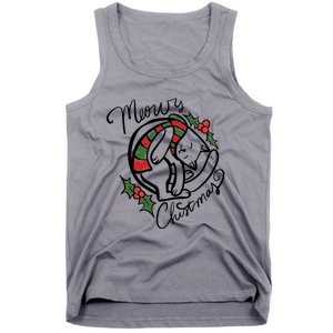 Christmas Cat Kitty Meowy Cute Gift Tank Top