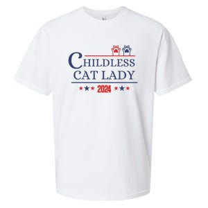 Childless Cat Kamala 2024 Childless Cat Lady 2024 Childless Cat Lady Kamala 2024 Sueded Cloud Jersey T-Shirt