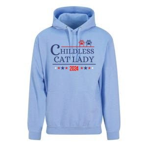 Childless Cat Kamala 2024 Childless Cat Lady 2024 Childless Cat Lady Kamala 2024 Unisex Surf Hoodie