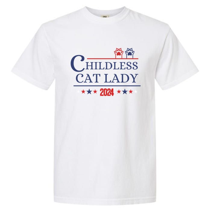 Childless Cat Kamala 2024 Childless Cat Lady 2024 Childless Cat Lady Kamala 2024 Garment-Dyed Heavyweight T-Shirt