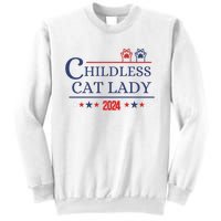 Childless Cat Kamala 2024 Childless Cat Lady 2024 Childless Cat Lady Kamala 2024 Sweatshirt