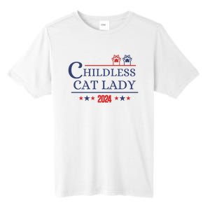 Childless Cat Kamala 2024 Childless Cat Lady 2024 Childless Cat Lady Kamala 2024 Tall Fusion ChromaSoft Performance T-Shirt