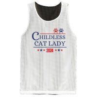 Childless Cat Kamala 2024 Childless Cat Lady 2024 Childless Cat Lady Kamala 2024 Mesh Reversible Basketball Jersey Tank