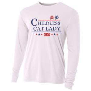 Childless Cat Kamala 2024 Childless Cat Lady 2024 Childless Cat Lady Kamala 2024 Cooling Performance Long Sleeve Crew