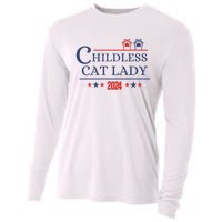 Childless Cat Kamala 2024 Childless Cat Lady 2024 Childless Cat Lady Kamala 2024 Cooling Performance Long Sleeve Crew