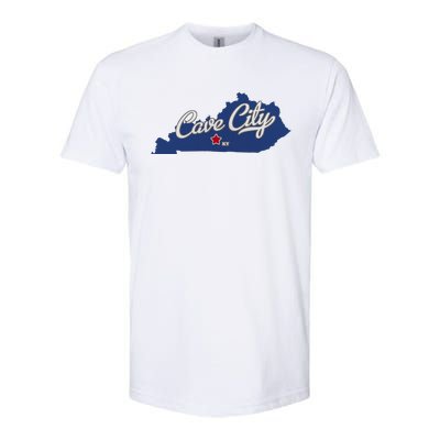 Cave City Kentucky Ky Map Softstyle CVC T-Shirt