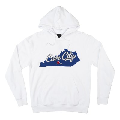 Cave City Kentucky Ky Map Hoodie