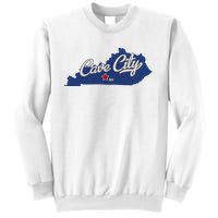 Cave City Kentucky Ky Map Sweatshirt