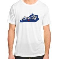 Cave City Kentucky Ky Map Adult ChromaSoft Performance T-Shirt