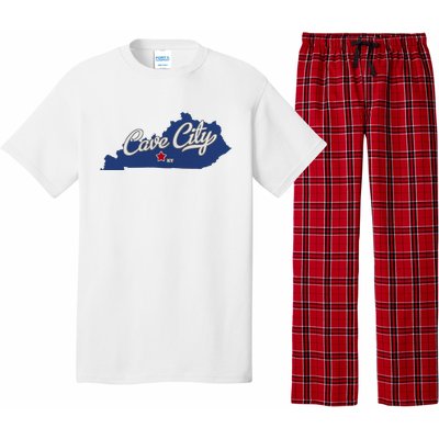 Cave City Kentucky Ky Map Pajama Set