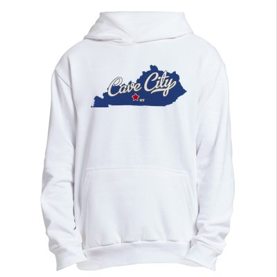 Cave City Kentucky Ky Map Urban Pullover Hoodie