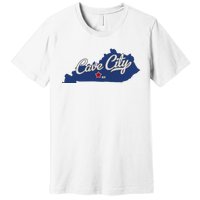 Cave City Kentucky Ky Map Premium T-Shirt