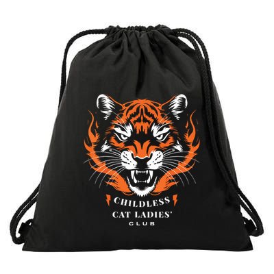 Childless Cat Ladies Drawstring Bag