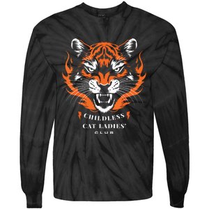 Childless Cat Ladies Tie-Dye Long Sleeve Shirt