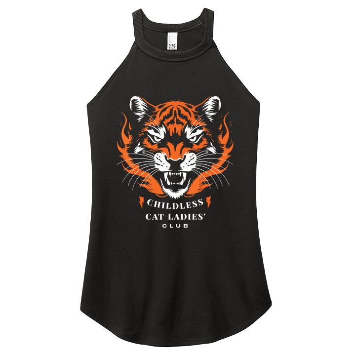 Childless Cat Ladies Women's Perfect Tri Rocker Tank