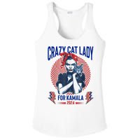 Crazy Cat Lady For Kamala 2024 Kamala Election 2024 Vote Ladies PosiCharge Competitor Racerback Tank