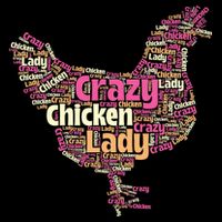 Crazy Chicken Lady Typography Chickens Farm Animal Lover Impact Tech Backpack