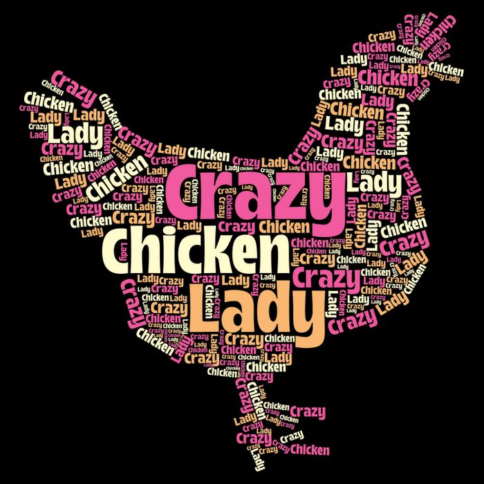 Crazy Chicken Lady Typography Chickens Farm Animal Lover Impact Tech Backpack