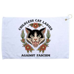 Childless Cat Ladies Against Fascism Grommeted Golf Towel