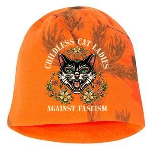 Childless Cat Ladies Against Fascism Kati - Camo Knit Beanie