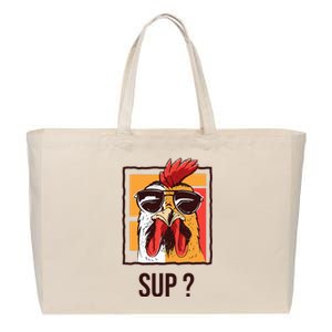 Cute Chicken Lover Gardening Farmer Henhouse Coop Chicken  Cotton Canvas Jumbo Tote