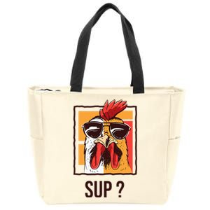 Cute Chicken Lover Gardening Farmer Henhouse Coop Chicken  Zip Tote Bag