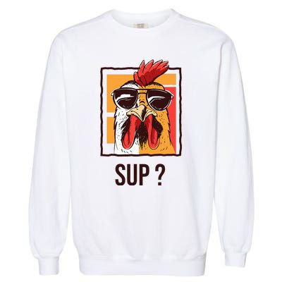 Cute Chicken Lover Gardening Farmer Henhouse Coop Chicken  Garment-Dyed Sweatshirt