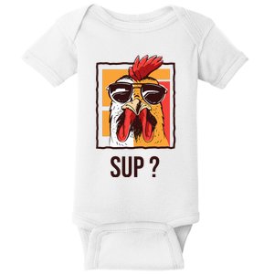 Cute Chicken Lover Gardening Farmer Henhouse Coop Chicken  Baby Bodysuit