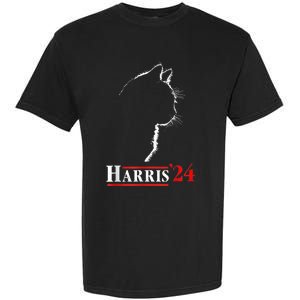 Childless Cat Lady For Kamala Harris President Garment-Dyed Heavyweight T-Shirt