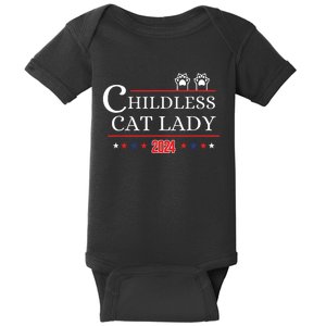 Childless Cat Lady 2024 Baby Bodysuit