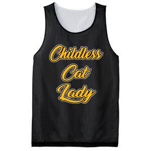 Childless Cat Lady Funny Design Mesh Reversible Basketball Jersey Tank