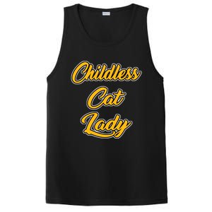 Childless Cat Lady Funny Design PosiCharge Competitor Tank