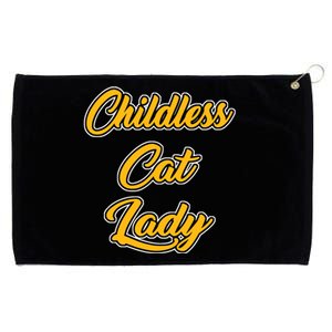 Childless Cat Lady Funny Design Grommeted Golf Towel