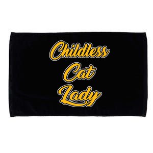 Childless Cat Lady Funny Design Microfiber Hand Towel