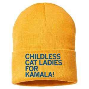 Childless Cat Ladies For Kamala Sustainable Knit Beanie