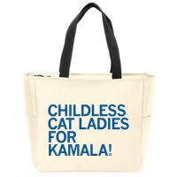 Childless Cat Ladies For Kamala Zip Tote Bag