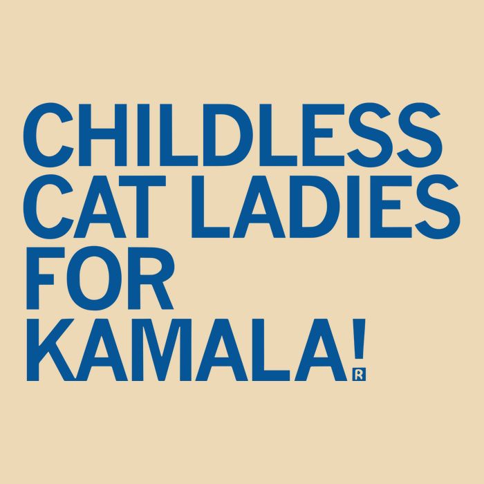 Childless Cat Ladies For Kamala Zip Tote Bag
