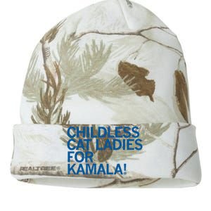 Childless Cat Ladies For Kamala Kati Licensed 12" Camo Beanie