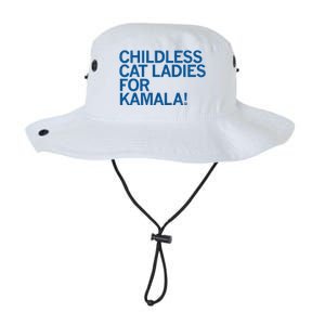 Childless Cat Ladies For Kamala Legacy Cool Fit Booney Bucket Hat