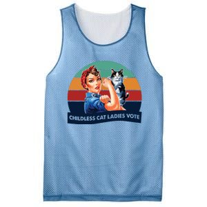 Childless Cat Ladies Vote Mesh Reversible Basketball Jersey Tank