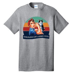 Childless Cat Ladies Vote Tall T-Shirt