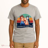 Childless Cat Ladies Vote Tall T-Shirt